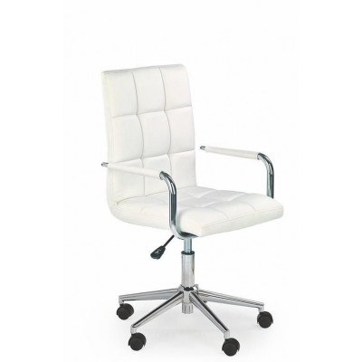 Кресло компьютерное HALMAR GONZO 2 белый/хром